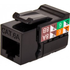 CAT6A Keystone Jack Dual Unshielded IDC