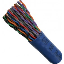 25 Pair CAT5E Power Sum Communications Cable 1000Ft Blue