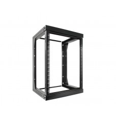 16U Open Wall Mount Hinged