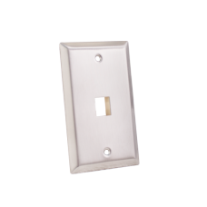 1 Port Wall Plate Stainless St