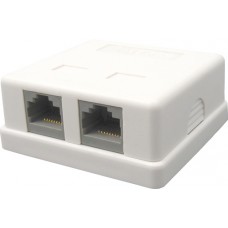2 Port SMB With Cat5e Jack Biscuit