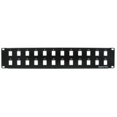 24 Port 2U Blank Patch Panel