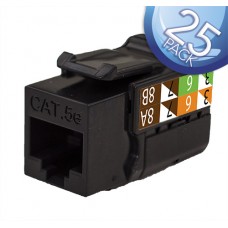 CAT5E Keystone Jack (25 pack)