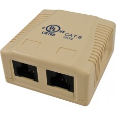 2-Port SMB with CAT6 Jack "Biscuit"