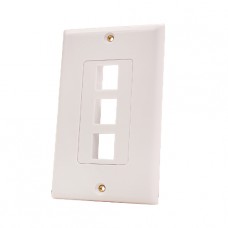 3 Port Wall Plate Decorative Type