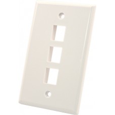 3-Port-Wall Plate Retail Pack