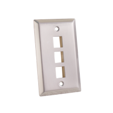 3 Port Wall Plate Stainless St