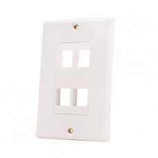 4 Port Wall Plate Decorative Type