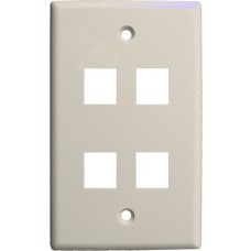 4-Port-Wall Plate 