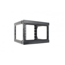 6U Open Wall Mount Hinged