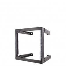 8U Open Wall Mount Adjustable Rack