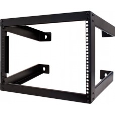 8U Open Wall Mount Rack