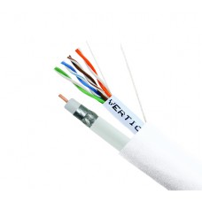 Bundled Cable 1X RG6U (CCS) And 1X CAT5E - 500 Ft