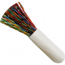 CAT5E 500Ft 50 Pair WHITE-PVC