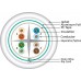 Cat 6 Shielded  (F/UTP) Plenum STP wooden spool