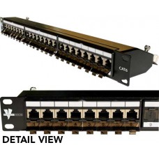 CAT6 90Â° Shielded 24 Port