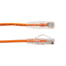 CAT6A Orange 28AWG-SLIM Type-6"