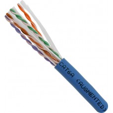 CAT6A UTP 1000' Blue Plenum