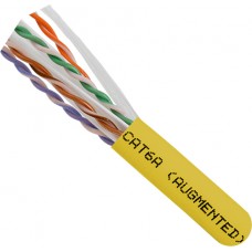 CAT6A UTP 1000' Yellow Plenum