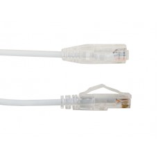 CAT6A White 28AWG-SLIM Type- 6"