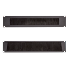 Rack Mount Brush Panel 2U