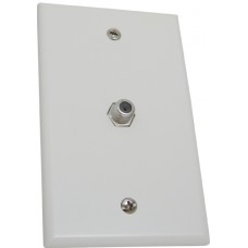 Tv Wall Plate With 1Xf81 Whit