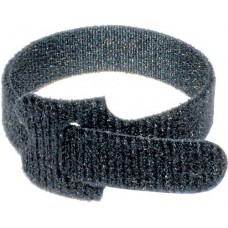 Velcro Wraps 8"X1/2" Black.